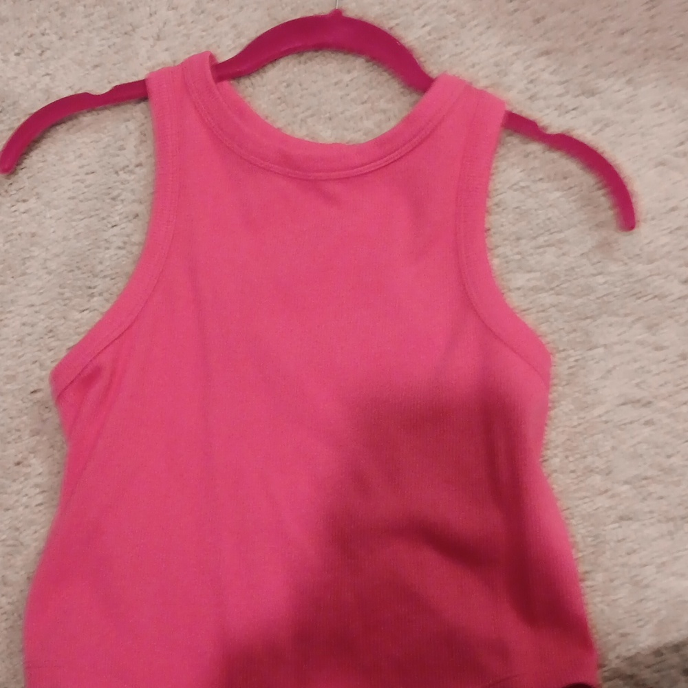 Pink streetwear society tank top